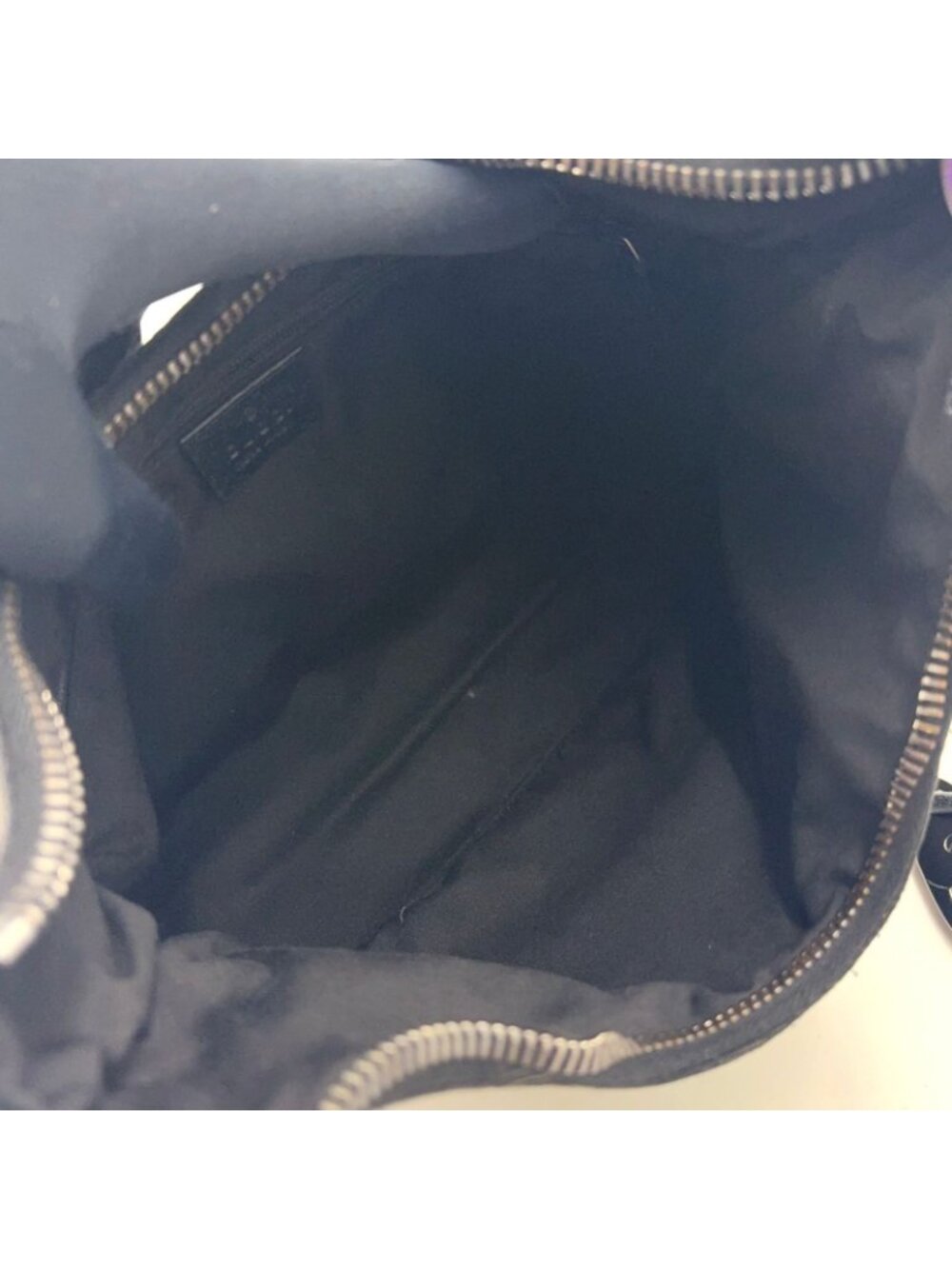 ★SOLD★ Gucci GG Canvas Semi Leather Black Shoulder Bag Silver - Picture 3 of 15